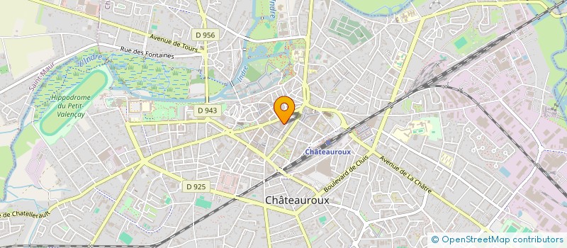 localisation de l'entreprise LA CAVE 197 à CHATEAUROUX