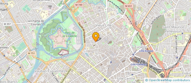 localisation de l'entreprise LA CAVE 49 à LILLE