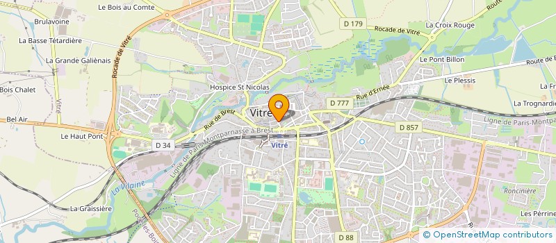 localisation de l'entreprise LA CAVE  VITRE