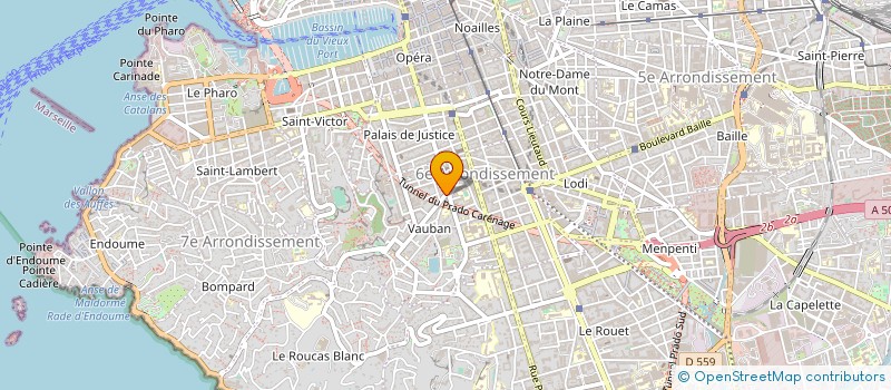 localisation de l'entreprise LA CAVE à MARSEILLE