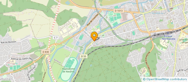 localisation de l'entreprise LA CAVE  EVREUX