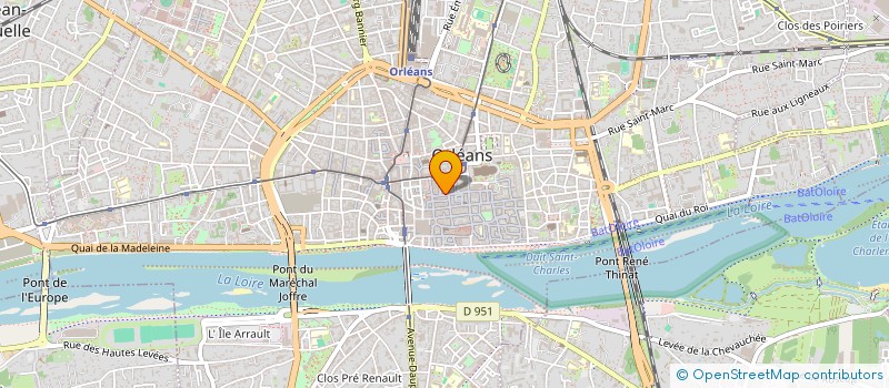 localisation de l'entreprise LA CAVE à ORLEANS