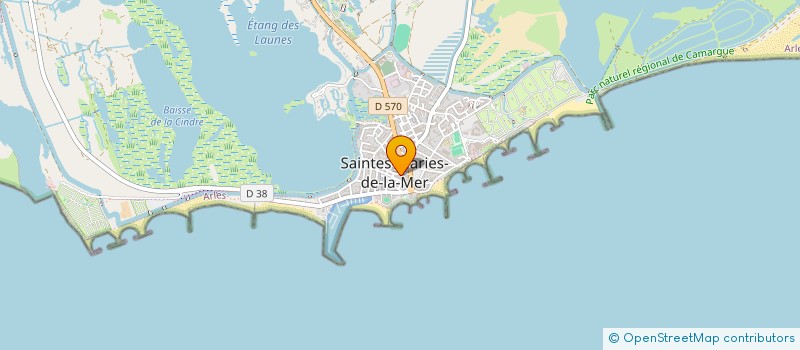localisation de l'entreprise LA CAVE A 20 à SAINTES-MARIES-DE-LA-MER