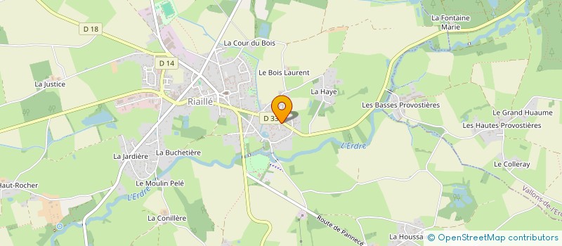 localisation de l'entreprise LA CAVE A CYMBALES  RIAILLE