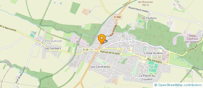 localisation de l'entreprise LA CAVE A FROMAGES  LIMOURS