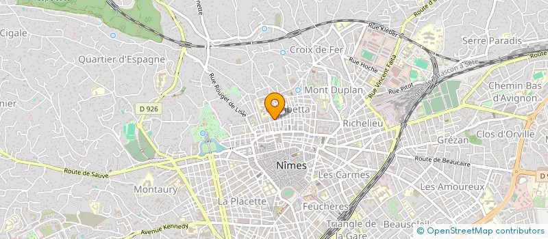 localisation de l'entreprise LA CAVE A HOUBLONS à NIMES