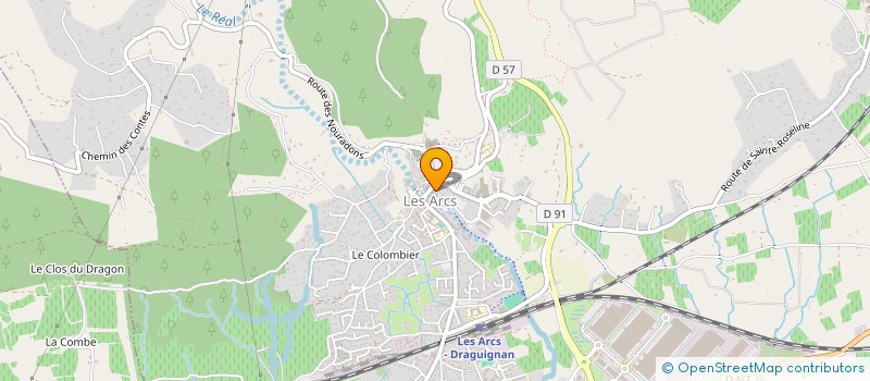 localisation de l'entreprise LA CAVE A JUJU  LES ARCS