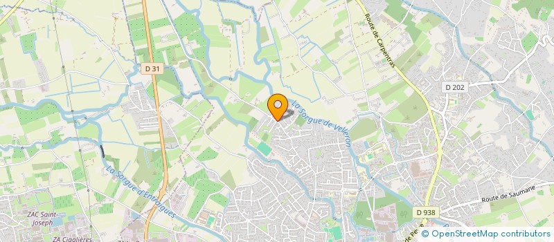 localisation de l'entreprise LA CAVE A VIN  L'ISLE-SUR-LA-SORGUE