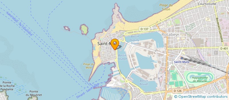 localisation de l'entreprise LA CAVE ASJ  SAINT-MALO