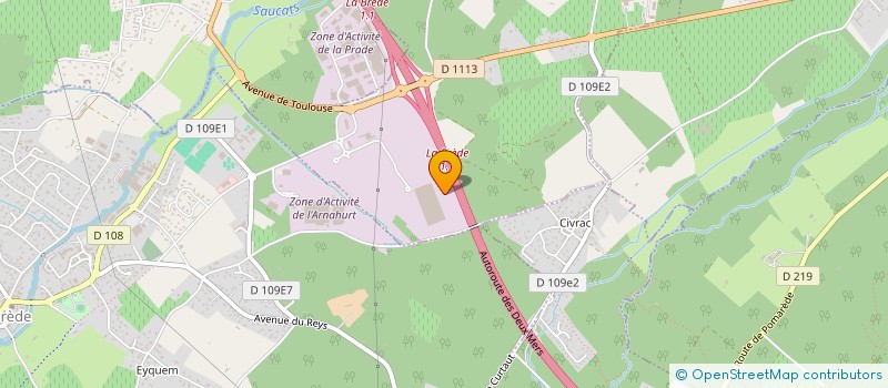 localisation de l'entreprise LA CAVE AUTREMENT  AYGUEMORTE-LES-GRAVES