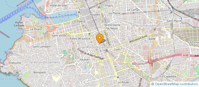 localisation de l'entreprise LA CAVE AUX CHANSONS à MARSEILLE
