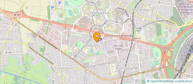 localisation de l'entreprise LA CAVE AUX CRUS à STRASBOURG