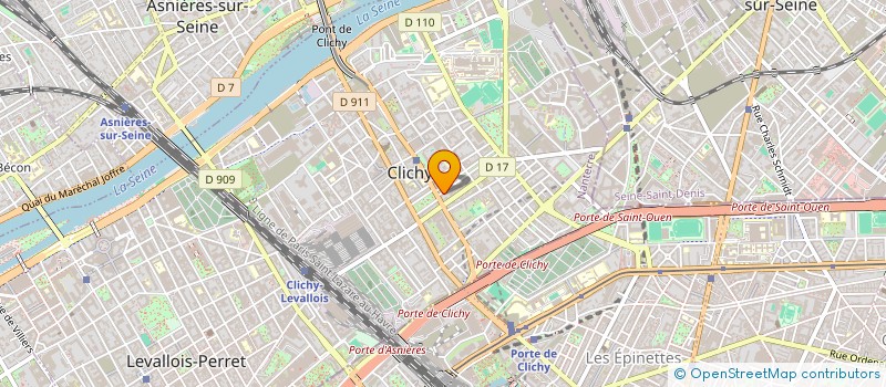 localisation de l'entreprise LA CAVE AUX JULES à CLICHY