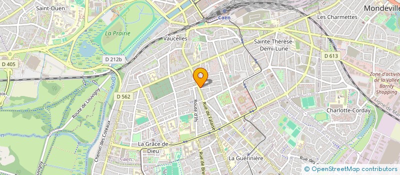 localisation de l'entreprise LA CAVE CAENNAISE à CAEN
