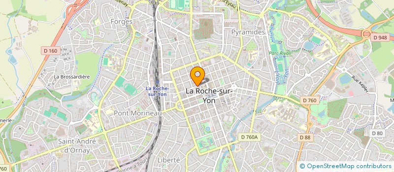 localisation de l'entreprise LA CAVE COMMUNISTE à LA ROCHE-SUR-YON