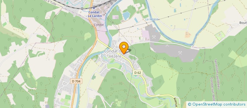 localisation de l'entreprise LA CAVE D'ALIENOR  MANSAC