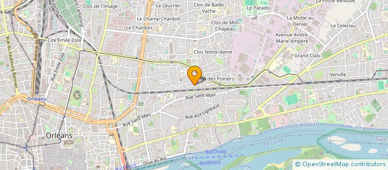 localisation de l'entreprise LA CAVE D'ANDREA à ORLEANS