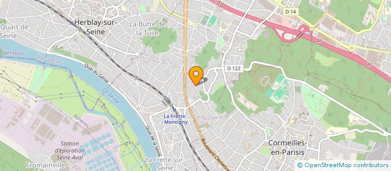 localisation de l'entreprise LA CAVE D HUGO à HERBLAY-SUR-SEINE