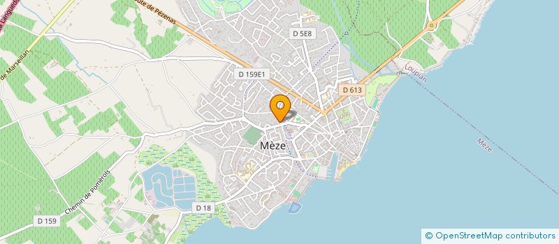 localisation de l'entreprise LA CAVE D OLIVIER à MEZE