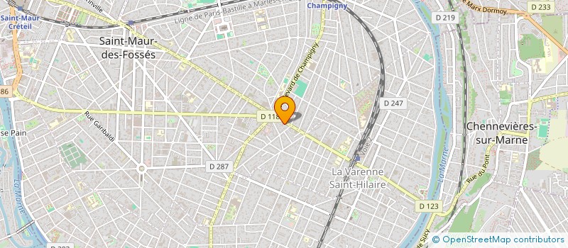 localisation de l'entreprise LA CAVE D'YS  SAINT-MAUR-DES-FOSSES