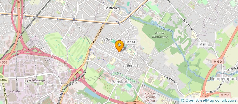 localisation de l'entreprise LA CAVE DE BABYLONE à VILLENEUVE-D'ASCQ