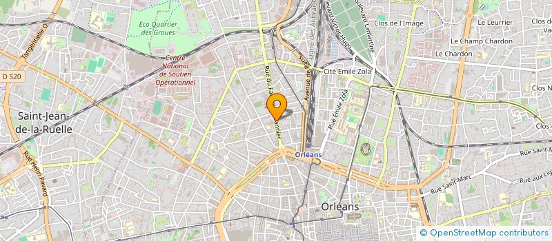localisation de l'entreprise LA CAVE DE BENJAMIN à ORLEANS