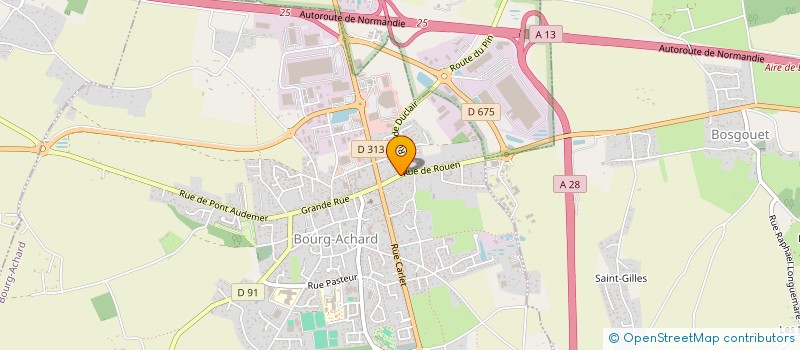 localisation de l'entreprise LA CAVE DE BOURG-ACHARD  BOURG-ACHARD