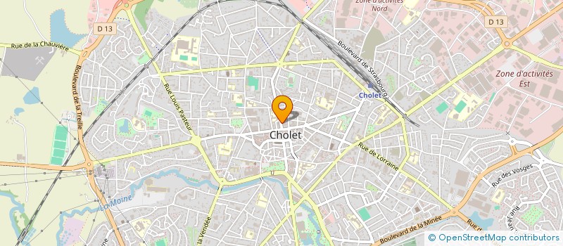localisation de l'entreprise LA CAVE DE CHOLET à CHOLET