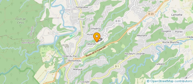 localisation de l'entreprise LA CAVE DE COLIN  PETIT-BOURG