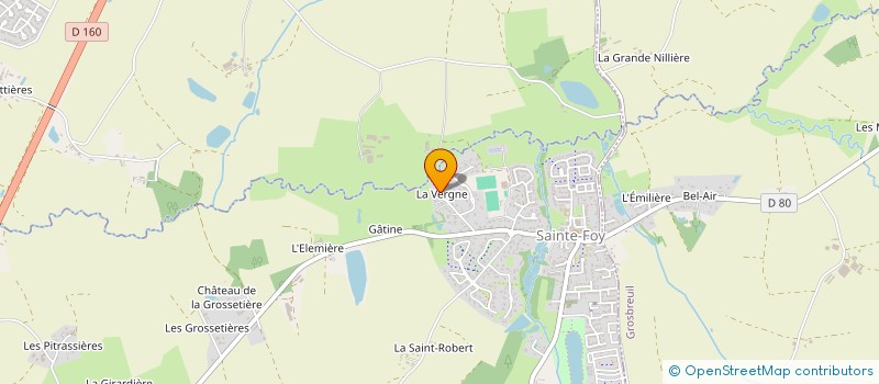 localisation de l'entreprise LA CAVE DE DAVID  SAINTE-FOY