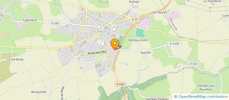 localisation de l'entreprise LA CAVE DE DIELETTE  TREAUVILLE