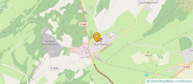 localisation de l'entreprise LA CAVE DE GAEL SAS  LE BELIEU