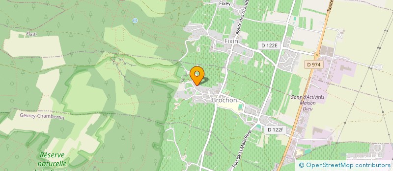 localisation de l'entreprise LA CAVE DE GEVREY-CHAMBERTIN  BROCHON