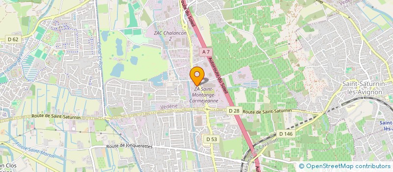 localisation de l'entreprise LA CAVE DE JULIE  VEDENE