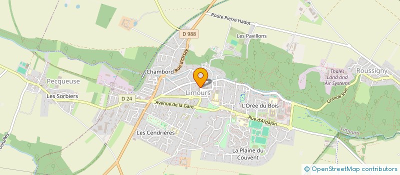 localisation de l'entreprise LA CAVE DE L' HUREPOIX à LIMOURS
