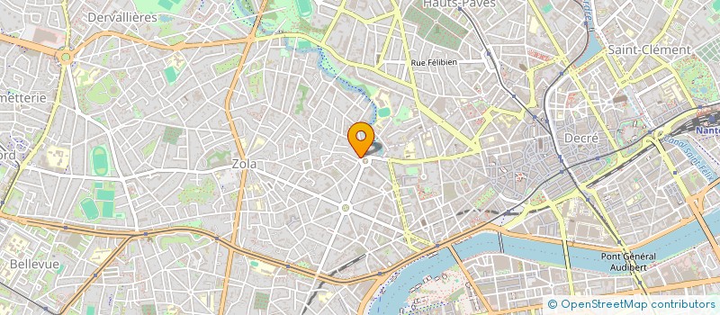 localisation de l'entreprise LA CAVE DE L'OCTROI à NANTES