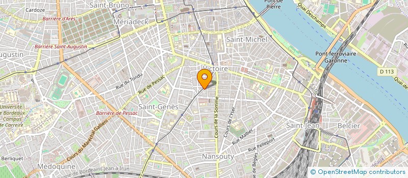 localisation de l'entreprise LA CAVE DE L'ONCLE TOM  BORDEAUX