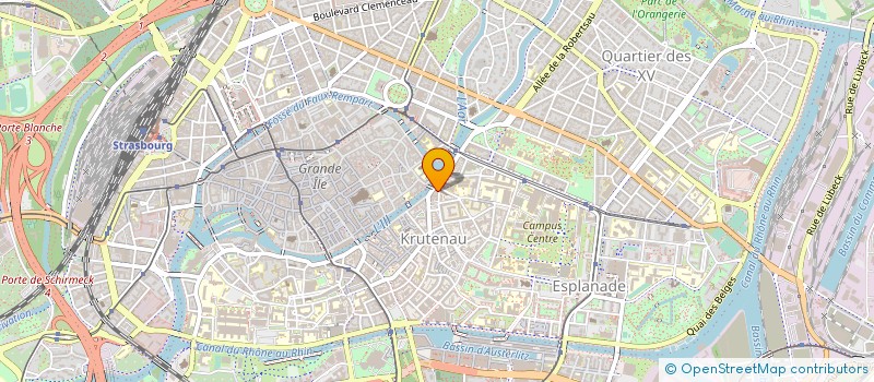 localisation de l'entreprise LA CAVE DE L'OURS MAL LECHE à STRASBOURG