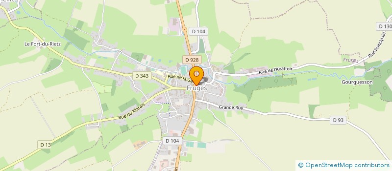 localisation de l'entreprise LA CAVE DE LA CREM'HIER  FRUGES