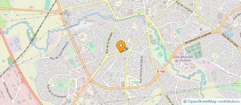 localisation de l'entreprise LA CAVE DE LA MARNE à CHOLET