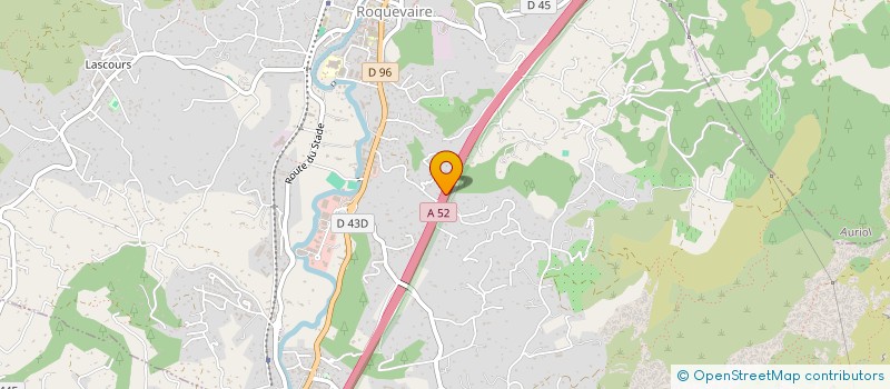 localisation de l'entreprise LA CAVE DE LUCAS  ROQUEVAIRE