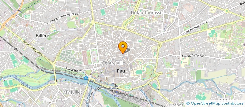 localisation de l'entreprise LA CAVE DE MAX à PAU