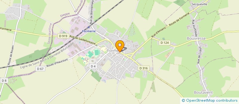 localisation de l'entreprise LA CAVE DE MIC  FORMERIE