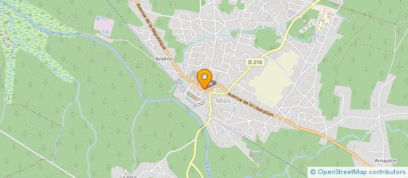 localisation de l'entreprise LA CAVE DE MIOS à MIOS