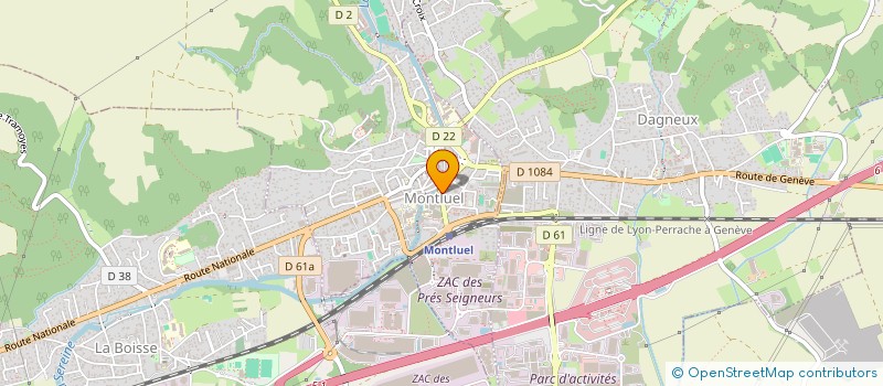 localisation de l'entreprise LA CAVE DE MONTLUEL à MONTLUEL