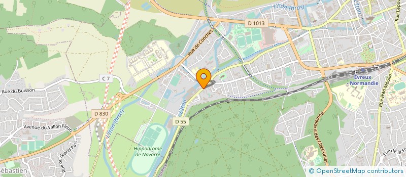 localisation de l'entreprise LA CAVE DE NAVARRE à EVREUX