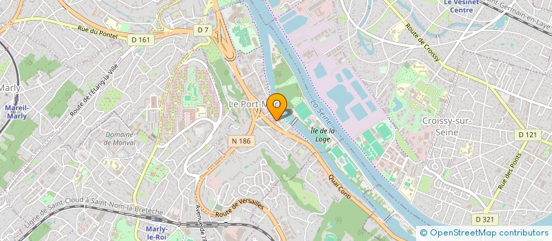 localisation de l'entreprise LA CAVE DE PORT MARLY à LE PORT-MARLY