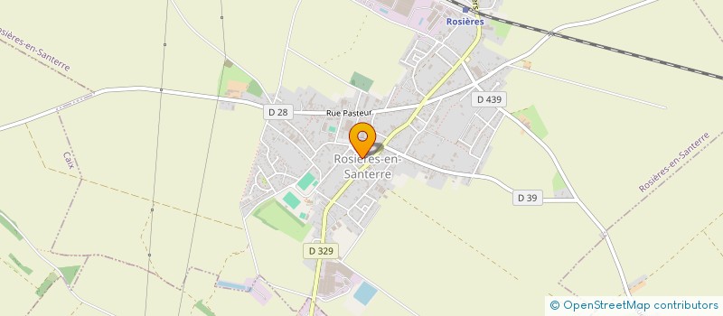 localisation de l'entreprise LA CAVE DE ROSIERES à ROSIERES-EN-SANTERRE