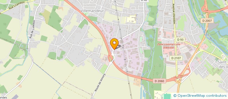 localisation de l'entreprise LA CAVE DE VILLEMANDEUR à VILLEMANDEUR