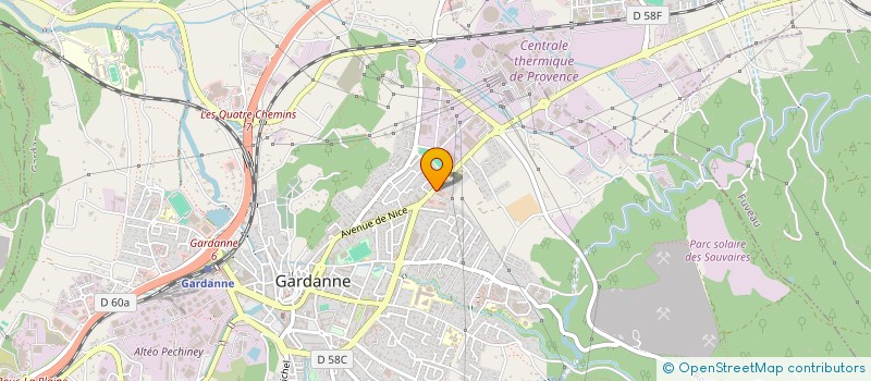 localisation de l'entreprise LA CAVE DE XAVIER à GARDANNE
